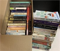 Box lot paperbacks. Romance novels