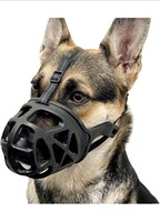 (New) BARKLESS Dog Muzzle, Basket Muzzle for