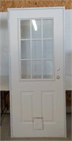 White Exterior Door 32x76.