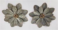 Decorative Metal Flowers (2)