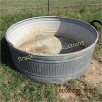 USED 70" GALVANIZED WATER TROTH