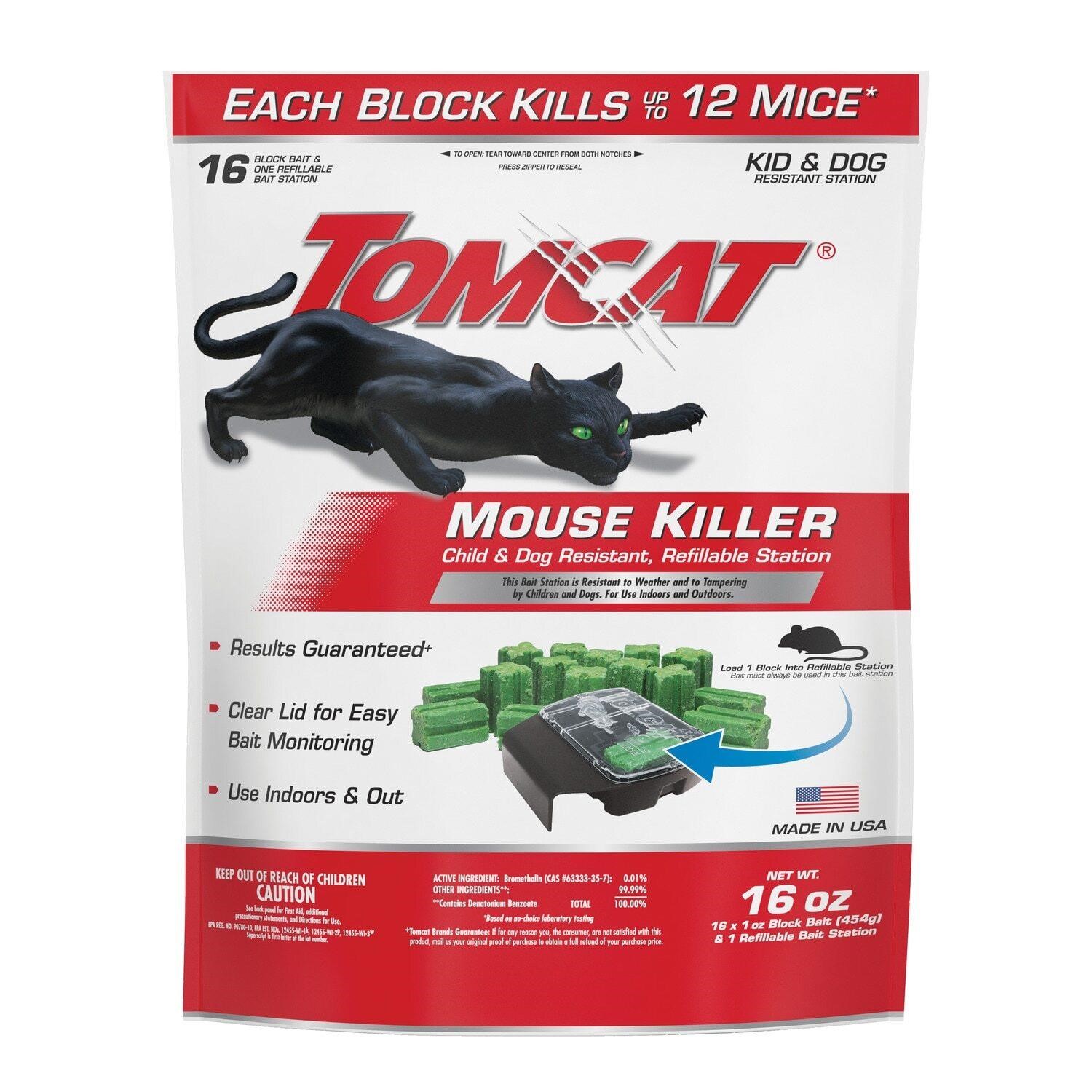 TOMCAT Child/Dog Resistant Mouse Killer