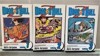 Dragon Ball Z Volumes 1 - 3 Akira Toriyama Manga