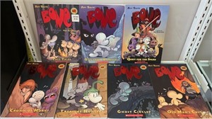 Lot of 7 BONE Graphic Novels - Scholastic Issue
