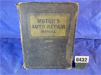Book, Motor's Auto Repair Manual, 1955