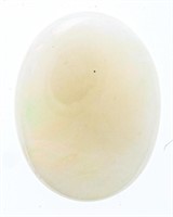 One White Opal Cabochon unset,2.10cts. Appraisal $