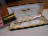 Anson 360 Silver Overlay Ballpoint Pen