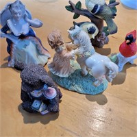 assorted figurines