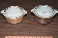 VINTAGE PYREX POTS ! -J-1  HARD TO FIND !