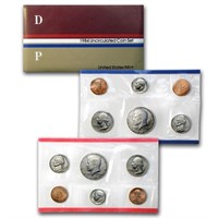 1984 United States Mint Set 10 Coins Inside