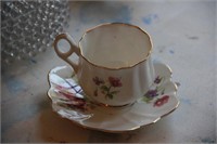 Royal Imperial flora yea cup and saucer
