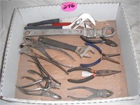 Pliers, Snips, Adjustable Wrench & Misc.