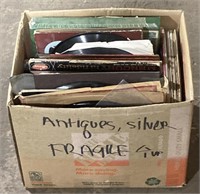 (JL) Box of Vinyl Records Including Various