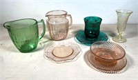 depression glass & related