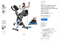 E6324  Pooboo 4in1 Fold Exercise Bike Indoor