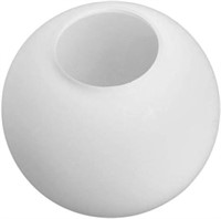 Bokt Frosted White Glass Globe Lamp Shade