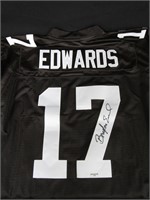 Braylon Edwards signed football jersey COA