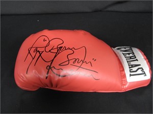 Ray Mancini signed boxing glove JSA COA