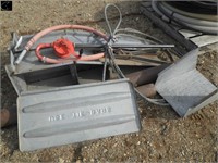 Metal Ramps, Barrel Pump & Roll of Cable