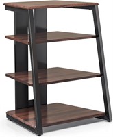 New $190--- 4-Tier AV Media Stand(Brown)