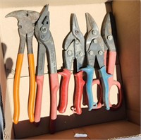 Fencing pliers, tin snips