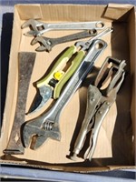 Channel locks, Assorted hand tools