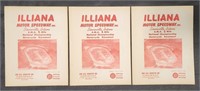 (3) 1960 Illiana Motor Speedway Racing Programs