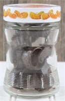 Jar of Vintage Casters