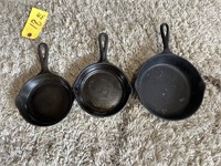 3 - Cast Iron Pans