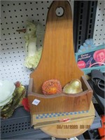 Misc. Lot-Cookie Mold,Wooden Rack, Duck