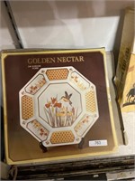 gold nectar 24K platter