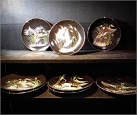 8 decorative plates with ducks