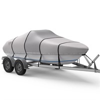 RVMasking Middle 1200D Reinforced Boat Cover with