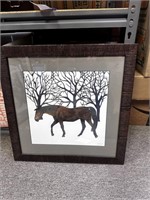 original drawing of horse by Two Can Art
