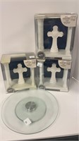 (3) Wilton keepsake displays with engraveable