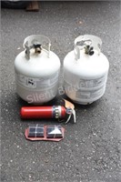 1 x 20 lbs Propane Tanks with Fire Extinguisher