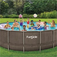 Funsicle 22ft X 52in Round Oasis Designer Above