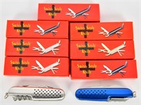 Lot of 7 New Frost Cutlery Swiss Style Knives