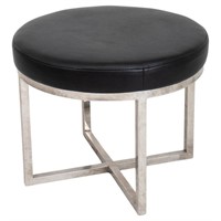 Diamond Sofa Leather Upholstered Stool