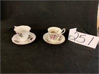 Royal Albert tea cups + saucers