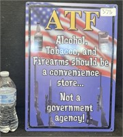 REPOP "ATF" METAL SIGN