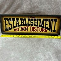 Wall Art: "The Establishment..."