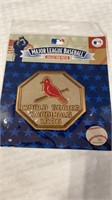 World Series Cardinals collector patch.