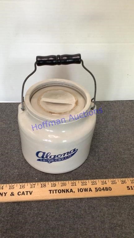 Algona Co-op Creamery Cottage Cheese jar