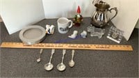Misc. Figurines, spoons, dishes, misc