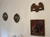 Miscellaneous eagle wall decor, silver type