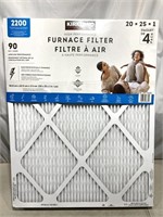 Signature Replacement Filter 20x25x1 4 Pack