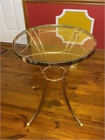 Glass Top Occasional Table