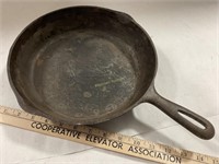 10 inch cast iron skillet, 2" deep