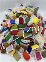 Large Lot of Embroidery Thread Bobbins and Skeins